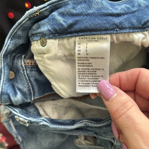 American Eagle Outfitters Blue Jean Shorts - Picture 5 of 5